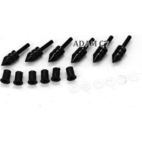 6PCS Conical Motorcycle For Ducati Honda Suzuki Kawasaki Yamaha Triumph Daytona All Models & Years Windscreen Boits ADAM C7