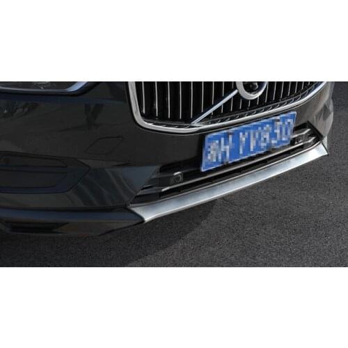 Car-styling stainless steel For VOLVO XC60 2018-2020 metal front + rear bumper bottom guard protector accessories
