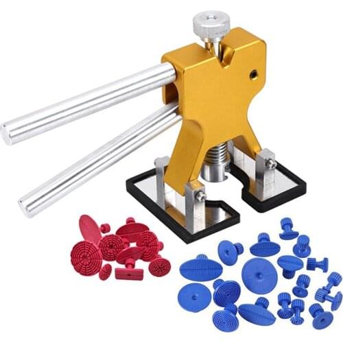 Auto Paintless Dent Repair Kits Adjustable Gold Lifter Pops a Dent puller Kit for Car Hail Damage Repair Tool Car Dent Removal