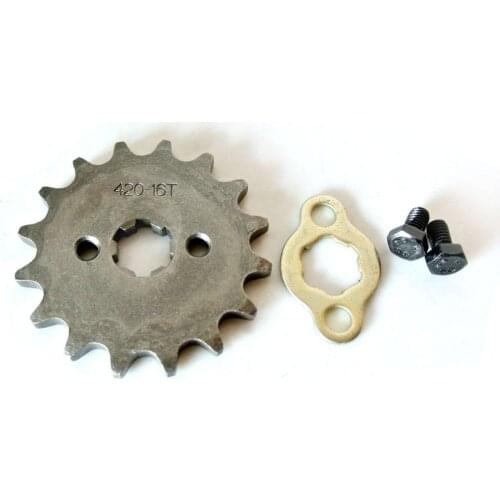 420 Chain 16 Tooth Sprocket 17mm Fits 125cc 140cc 150cc 160cc ATV Dirt Bike