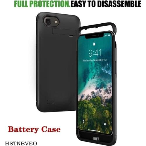 For iPhone 6 6s 7 8 SE 2020 Battery Power Case External Backup Battery Charger Cases For iPhone 6 6s 7 8 Plus Charging Cover