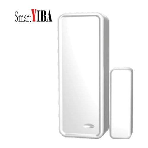 SmartYIBA 433MHz Wireless Magnetic Door Sensor Detector Door Contact Detect Door Close Open for G90B WIFI GSM Alarm System