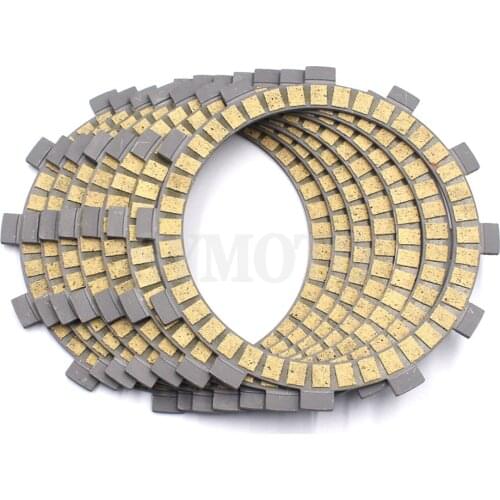 Motorcycle Friction Clutch plates disc For KAWASAKI KDX125 KDX125SR KX125 KDX200 KL250 KLX250 KLX250R KLX250S KLX250S TKLX250S
