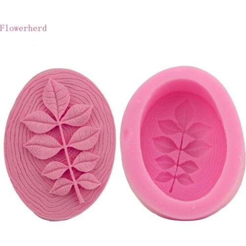 Leaf Fondant Cake Mold Candy Pudding Mold DIY Kitchen Tools Silicone Mold Handmade Soap Mold Cake Decorating Pastry Tools
