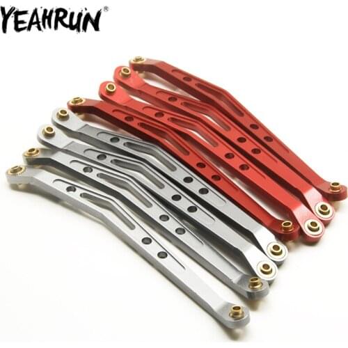 RC Car Alloy Metal Upper&Lower Suspension Shift Link Rod Linkage for 1/10 AXIAL Wraith 90018 RC Crawler Upgrade Parts