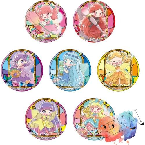 50mm Rilu Rilu Fairilu Anime Metal Badge Brooch Pins