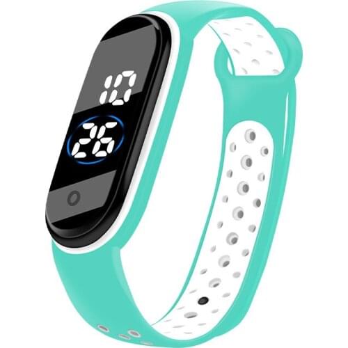 Fashion New LED Electronic Display Silicone Strap Mens Womens Smart Watches Waterproof High-definition Screen Childrens Watch