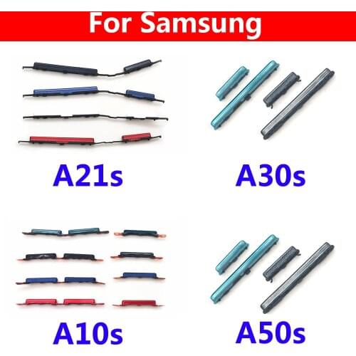 New Power Button + Volume Side Button Key For Samsung A10S A107F A20S A207F A21S A217F A30S A307F A50S A507F