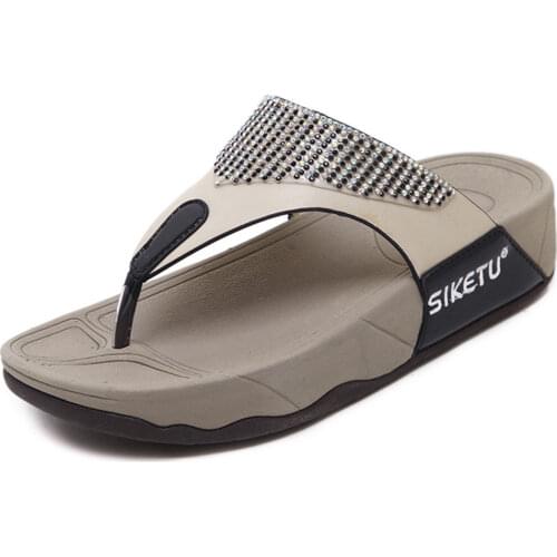 New Summer shoes Women Flip flops Fashion Platform wedges Beach Slippers Leisure Outdoor women Slippers zapatillas mujer sh481