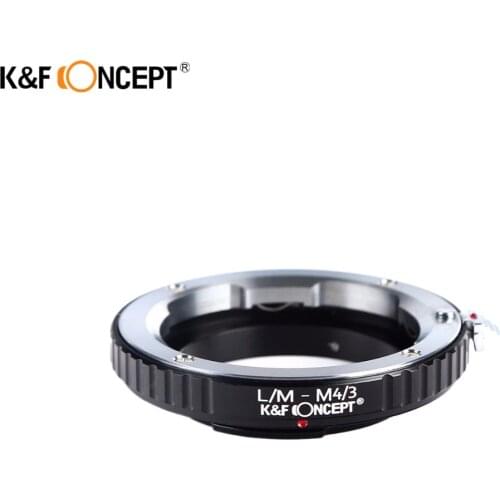 K&F CONCEPT Camera Lens Adapter Ring fit For Leica M Mount Lens to Micro 4/3 Mount Camera Body for Olympus Panasonic DSLR Camera