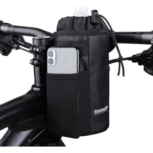 Bicycle Bag Cycling Water Bottle Carrier Pouch Mtb Bike Insulated Kettle Bag Riding Handlebar Bag Camping Bicycle Accessories