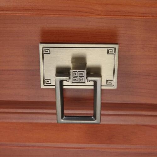 1Pcs Vintage Drawer Knobs Chinese Style Pull handle 32MM Cabinet Handle Wardrobe Door Handles Drawer Pulls Furniture Handles