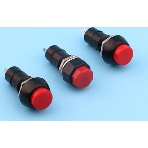 12mm Self-Lock & Momentary Push Button Switch 2Pin PBS-14A PBS-14B