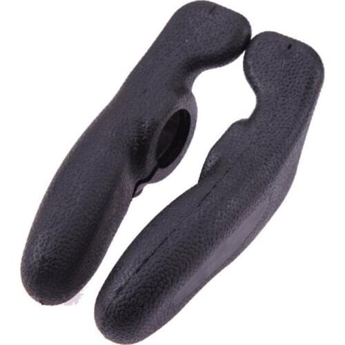 Practical Black 2Pcs Outdoor Mountain Bicycle Cycling Handle Bar End Security Grips Bicycle Grips Black Promotion Hot