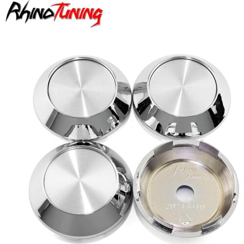 4pcs 68mm 62mm Wheel Hub Cap Dustproof Black Silver Car Styling Tall Auto Parts For Rota Slipstream ADVAN RS II Konig Feather