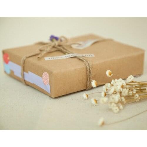 5Pcs/ Lot 52*75cm Brown Kraft Paper Wrapper Gift Wrapping Vintage Craft Paper Wrap Material For Wedding Birthday Party Gift Pack