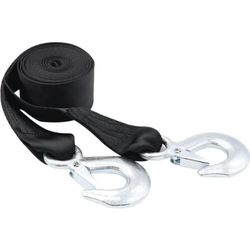 4 Tons Tow Strap Heavy Duty 2 Inch X 13 Ft Polyester Tow Strap Rope 2 Hooks 10,000lb Towing - Great Performance