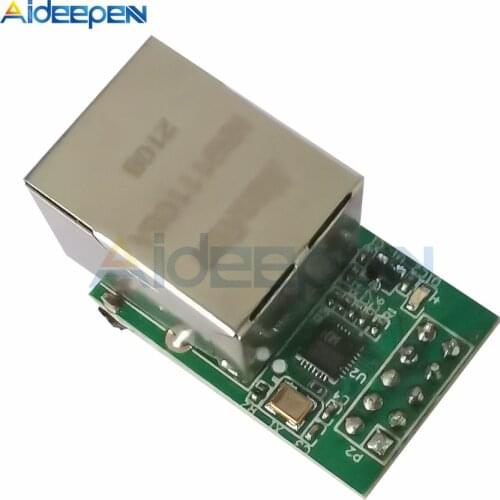 DC 3.3V CH9120 Network to TTL Serial Port Module Ethernet Serial Port Transparent Transmission Modul RJ45 CH9120 Serial Server
