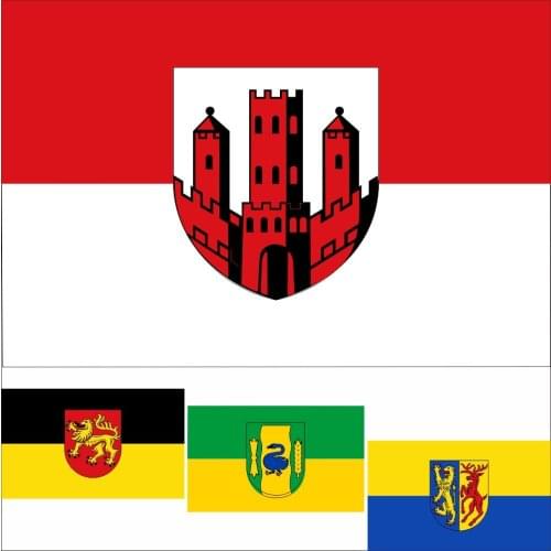 Germany 119 City And Dinslaken Flag 3X5FT 90X150CM 100D Polyester Banner Herzberg Am Harz