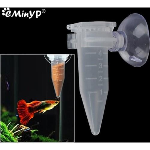 Cone Small Fish Feeder Automatic Aquarium Brine Shrimp Eggs Feeder With Suction Cup Hatchery Breeding Fish Tank Accessory