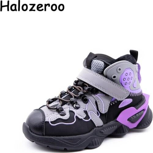 Winter Kids High Top Sport Sneakers Baby Boys Running Shoes Children Brand Casual Sneakers Girls Chunky Sneakers Trainers New