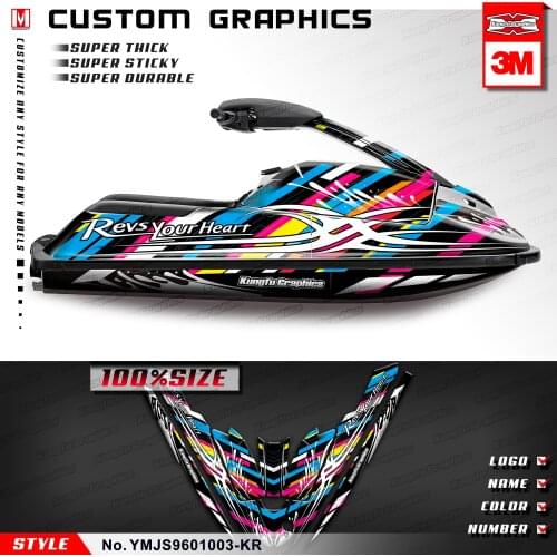 KUNGFU GRAPHICS Custom Stickers for Watercraft PWC Super Jet Ski SJ 700 2002 2003 2004 2005 2006 2007 2008 2009 2010 to 2015