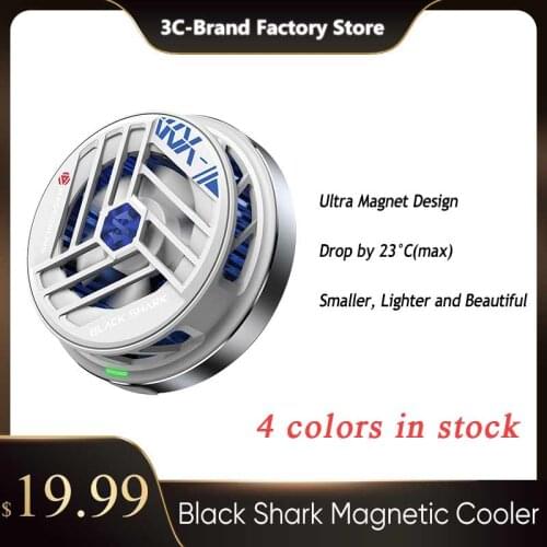 Black Shark Back Clip Magnetic Cooler For iPhone 12 11 X Redmi Note 10 9 Pro Mini Fast Cooling Fan For Black Shark 4 3 2 Pro