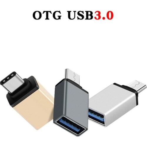 Micro USB To USB Converter For Tablet PC Android Usb 2.0 Mini OTG Cable USB OTG Adapter Micro Female Converter Type C Adapter