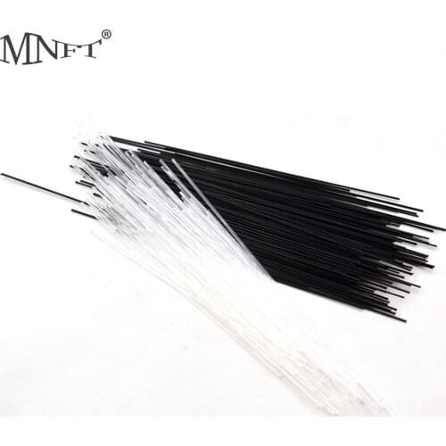 MNFT 200Pcs 10cm Fly Tying Insect Leg Material Fly Fishing Material Round Rubber Leg Nymph Legs