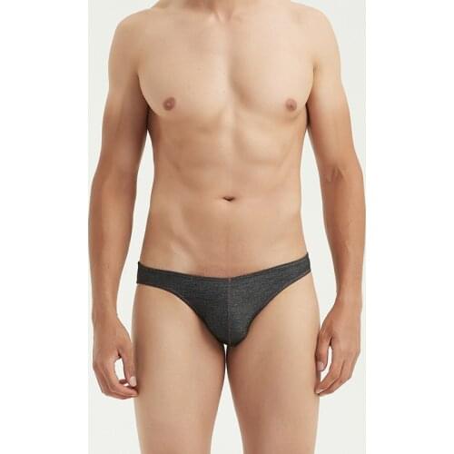 Mens low waist briefs denim bikini mens comfortable briefs wholesale swim shorts men beach shorts