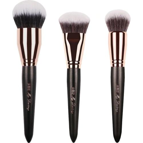 MyDestiny 007 Sculpting Foundation 011 Airbrush Kabuki 012 Large Domed Stippling Brush - Perfect Face Beauty Makeup Brush Tools