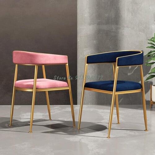 Nordic light luxury dining chair home back chair modern minimalist makeup chair casual stool simple net red restaurant chair