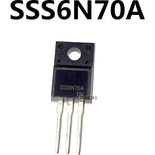 Original 5PCS/lot SSS6N70A 6N70A 6A/700V TO-220F