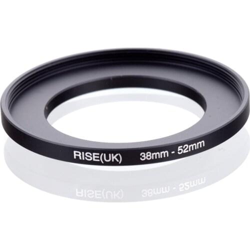 Original RISE(UK) 38mm-52mm 38-52mm 38 to 52 Step Up Ring Filter Adapter black
