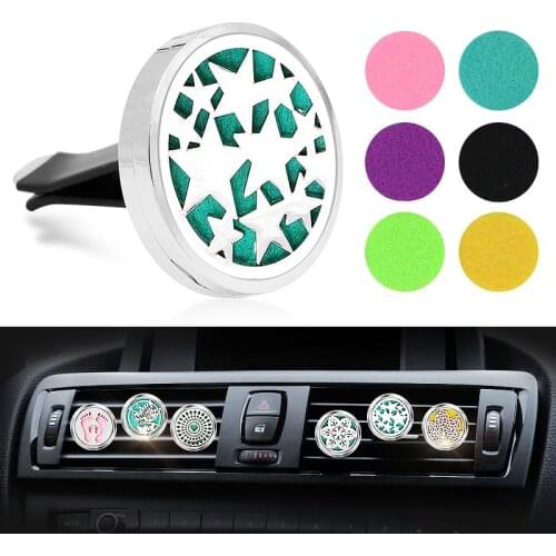 Car Air Freshener Car Perfume Diffuser Clip Car Air Auto Vent Freshener Essential Oil Perfume Aroma Car Clip Perfume Pendants