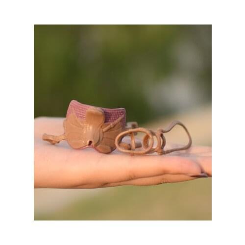 PVC figure Doll model toy horse sadle