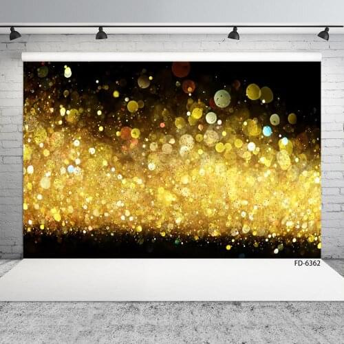 Flare Gradient Glitter Bokeh Photo Backdrop Vinyl Photography Background for Children Birthday Party Baby Shower Photobooth Prop