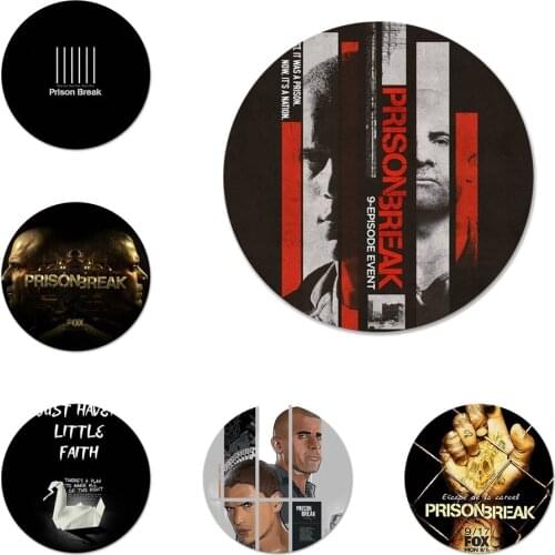 Prison Break Badge Brooch Pin Accessories For Clothes Backpack Decoration gift