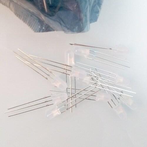 1000pcs/lot 5MM lamp beads 3PIN RG Shared negative Common Anode LED Emitting Diodes Transistors Round Clear Lights Lamp