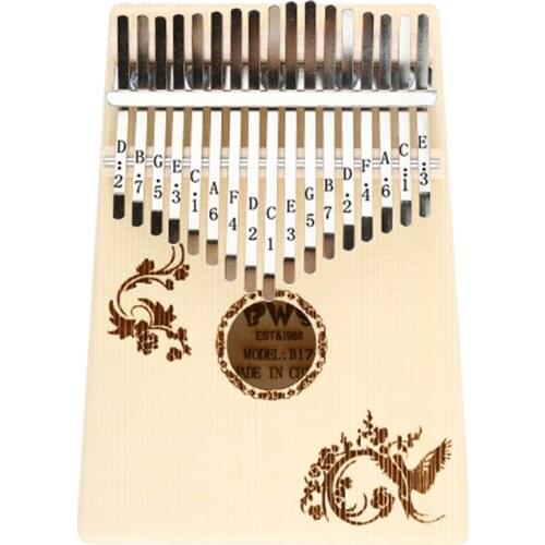 17 Keys Kalimba Thumb Piano High Quality Wood Mahogany Body Musical Instruments With Learning Book Tuning Hammer Kalimba Piano