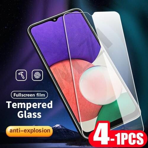 4-1Pcs protective film for Samsung Galaxy A01 A02s A11 A12 A21s A22 A31 A32 A41 A42 tempered glass phone screen protector