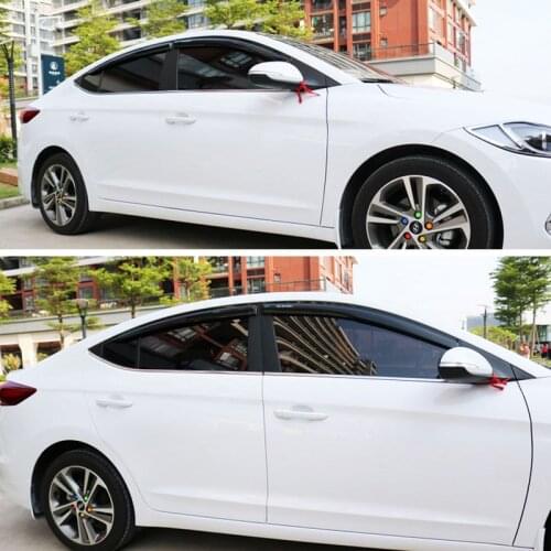 For Hyundai Elantra Avante 2016-2018 Window Visor Vent Sun Rain Deflector High Quality Plastic 4PCS