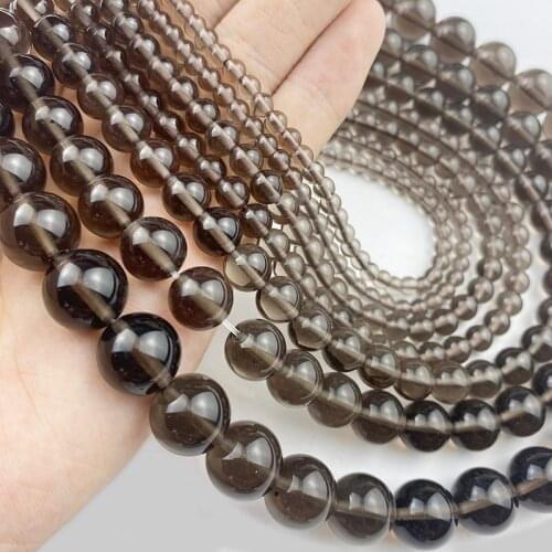 Ice Obsidian Natural Stone 4.6.8.10.12MM Round Spacers Loose Beads For Jewelry Necklace Bracelets Making DIY Accessories Finding