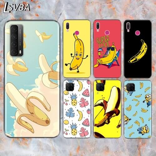 Cartoon Fruit Yellow Banana For Huawei Y9S Y6S Y8S Y9A Y7A Y8P Y7P Y5P Y6P Y7 Y6 Y5 Pro Prime 2020 2019 2018 Phone Case