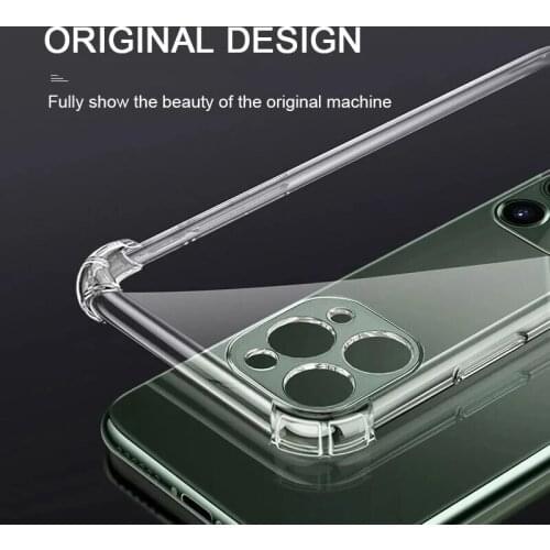 A Thick Shockproof Silicone Phone Case For iPhone 12 11 Pro XS Max X XR 6 6S 7 8 Plus SE2020 12MINI 12Pro lens Protection Case