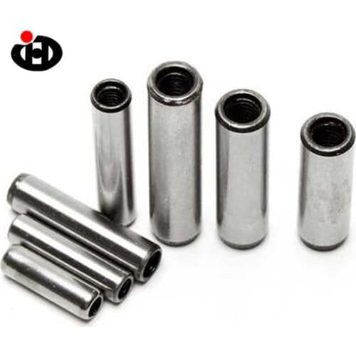 JINGHONG M8*16-55 10 Pcs Medium Carbon Steel GB120 Internal Thread Cylindrical Pin
