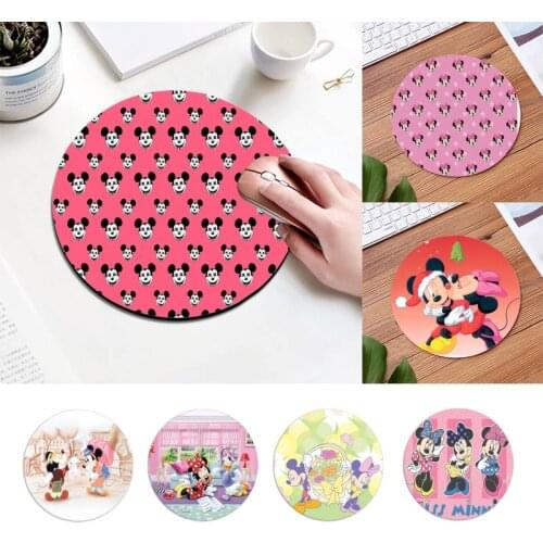 Disney Mouse Beautiful Anime Mouse Mat Comfortable Round Mouse Pad Planet Series Mat Desktop DIY Custom desk mat