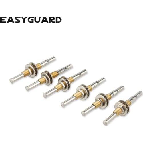 EASYGUARD Universal Car Door Trunk Alarm Light Hood Jamb Pin Switch Bonnet 6pcs