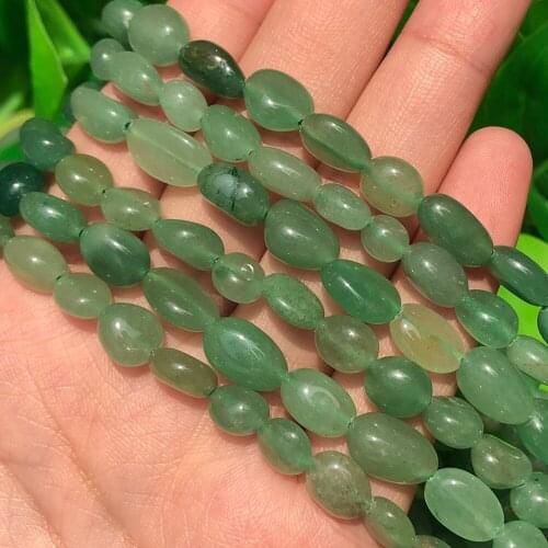 Natural Stone Beads Green Aventurine Loose Bead For Jewelry Making DIY Jewellery Bracelet Necklace Size 6-8mm 15inches Wholesale