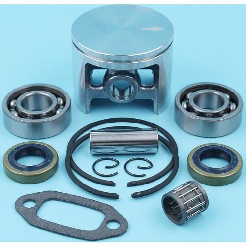 52mm Crankshaft Bearing Piston Kit For Jonsered 670 630 625 Super II Champ Big Bore Cylinder Chainsaw Oil Seal Needle Cage Spare